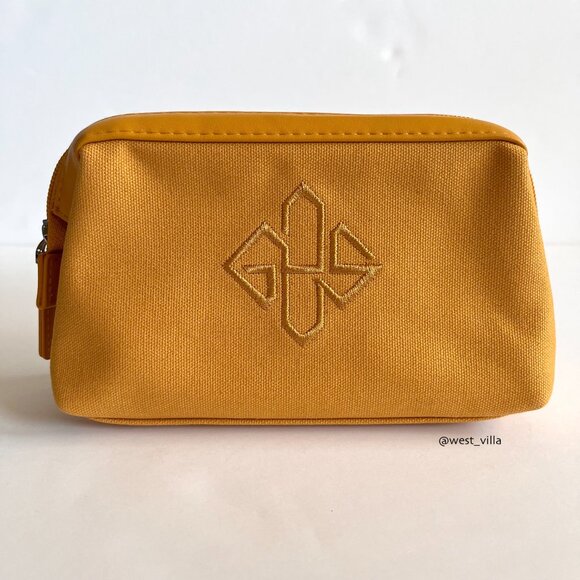 Ettinger London x ANA Airlines with Aveda Amenity Travel Pouch Case Yellow Gold - Picture 5 of 9